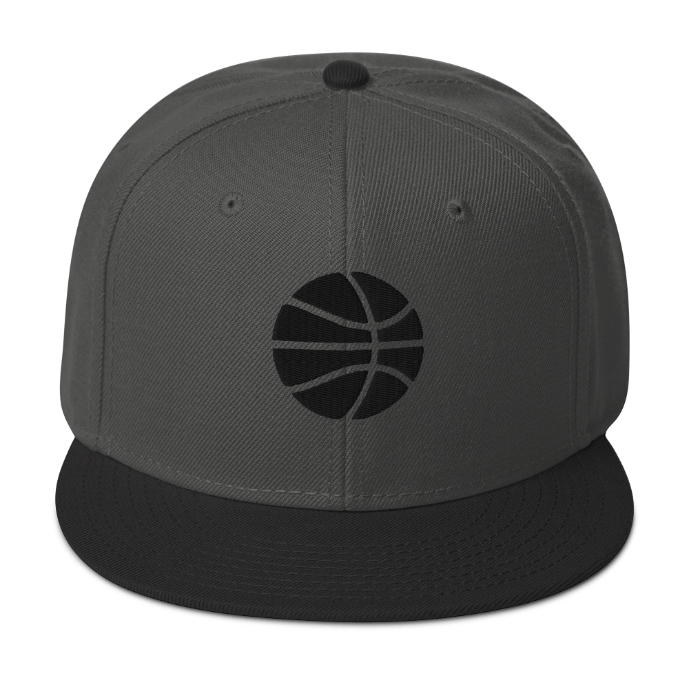 Black & White Simply Basketball Hat